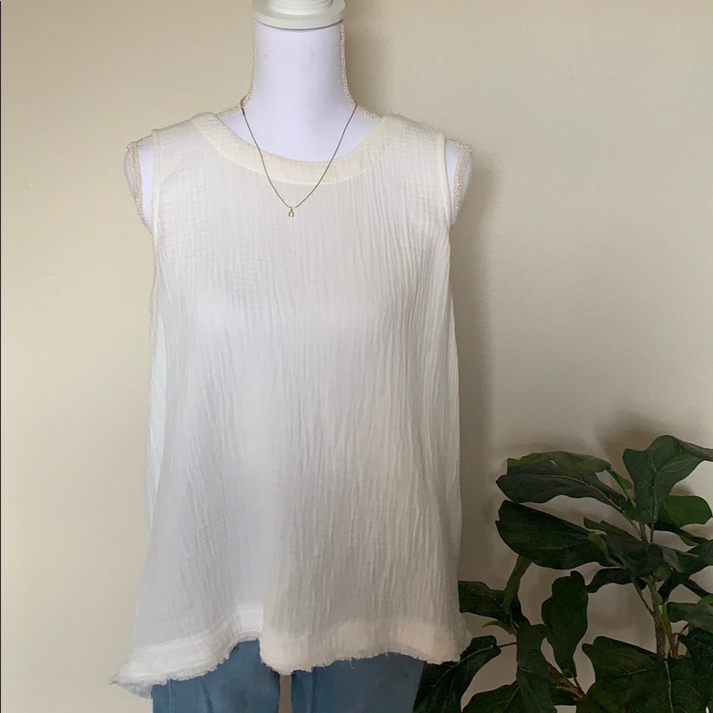 Off white tank - Picture 2 of 7